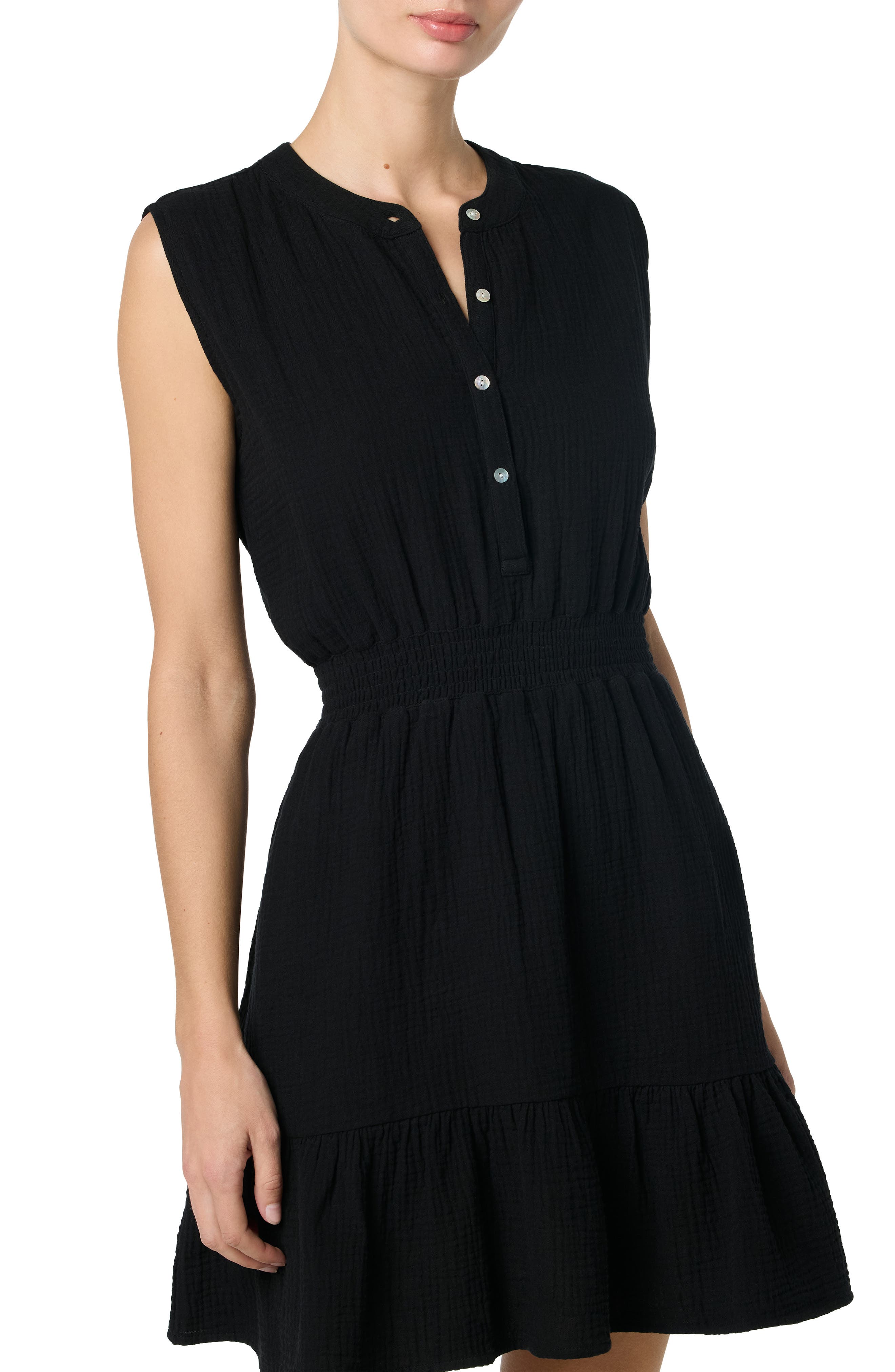 Cotton Gauze Midi Dress