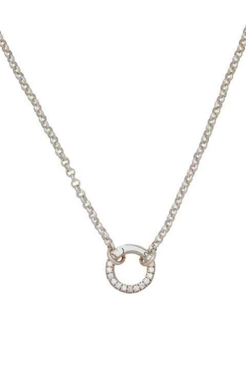 Cubic Zirconia Pendant Necklace
