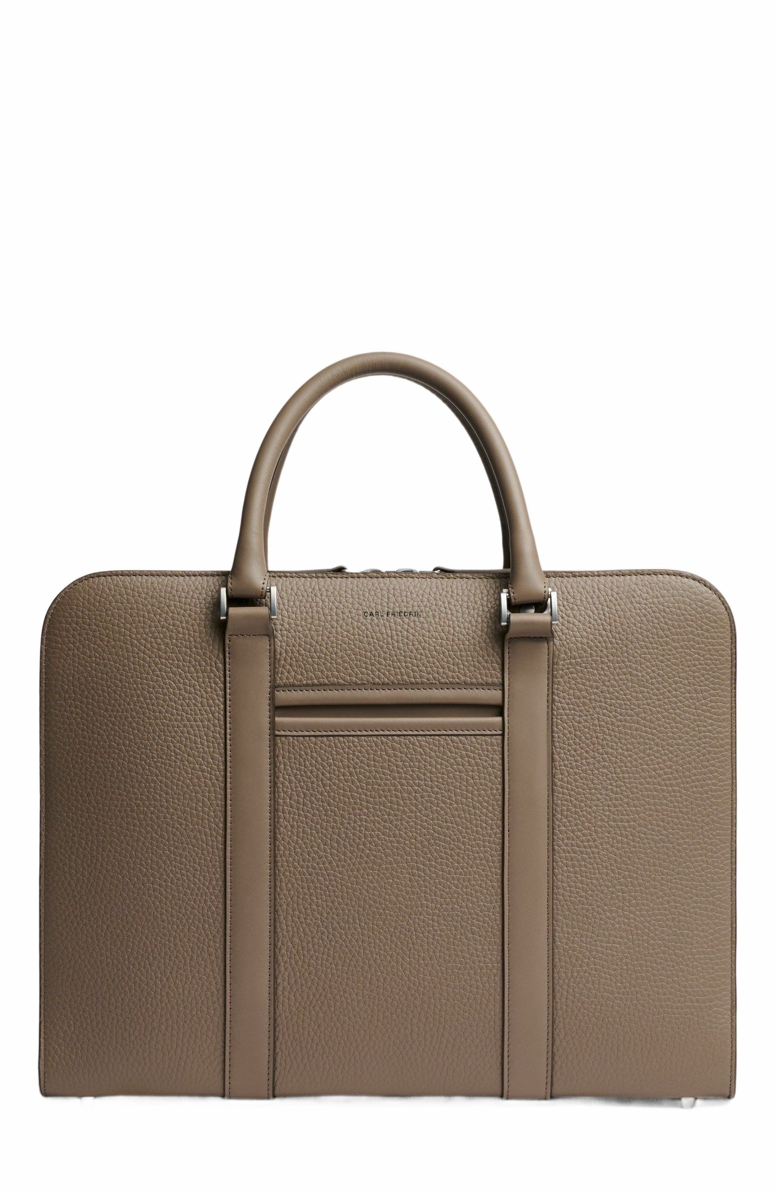 Carl Friedrik Palissy Briefcase, Main, color, Taupe