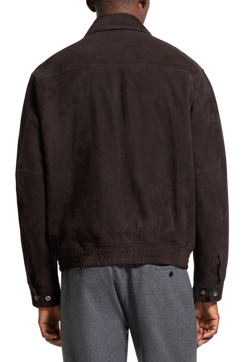 Reece Leather Aviator Jacket, Alternate, color, BROWNWOOD