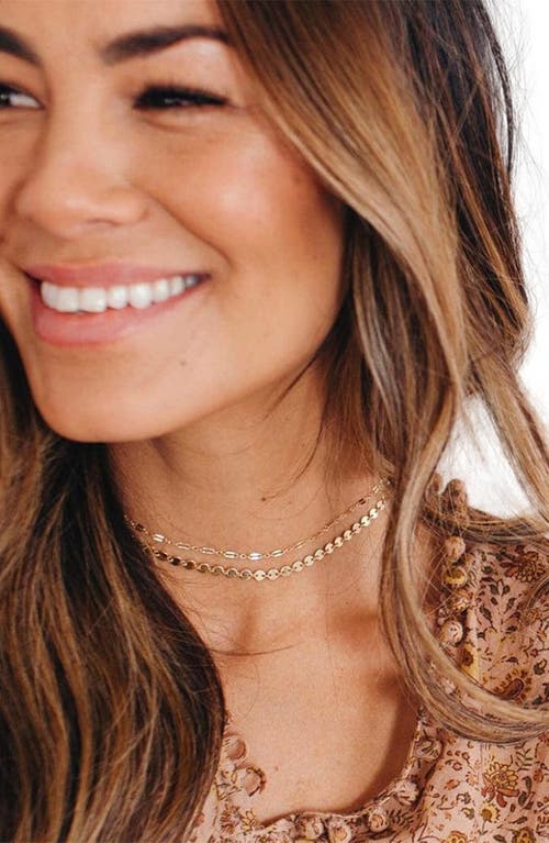 Made By Mary Poppy Choker Necklace In Yellow