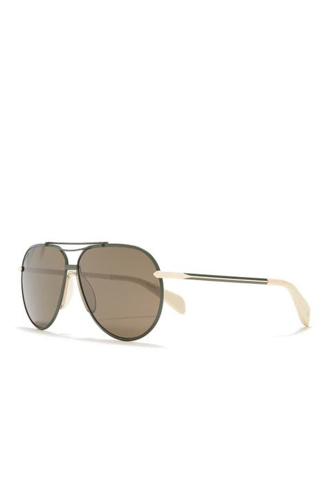 61mm Aviator Sunglasses