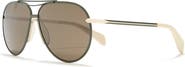 rag & bone 61mm Aviator Sunglasses