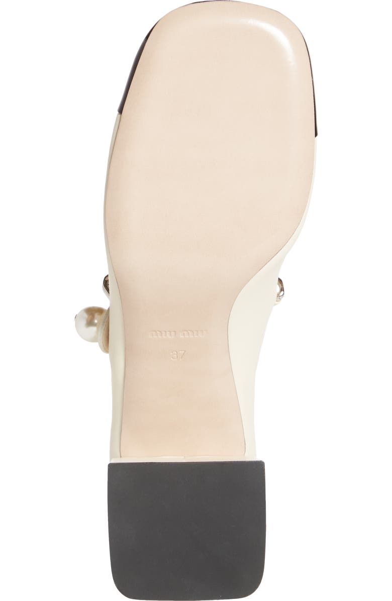 Miu Miu Mary Jane Cap Toe Pump, Alternate, color,