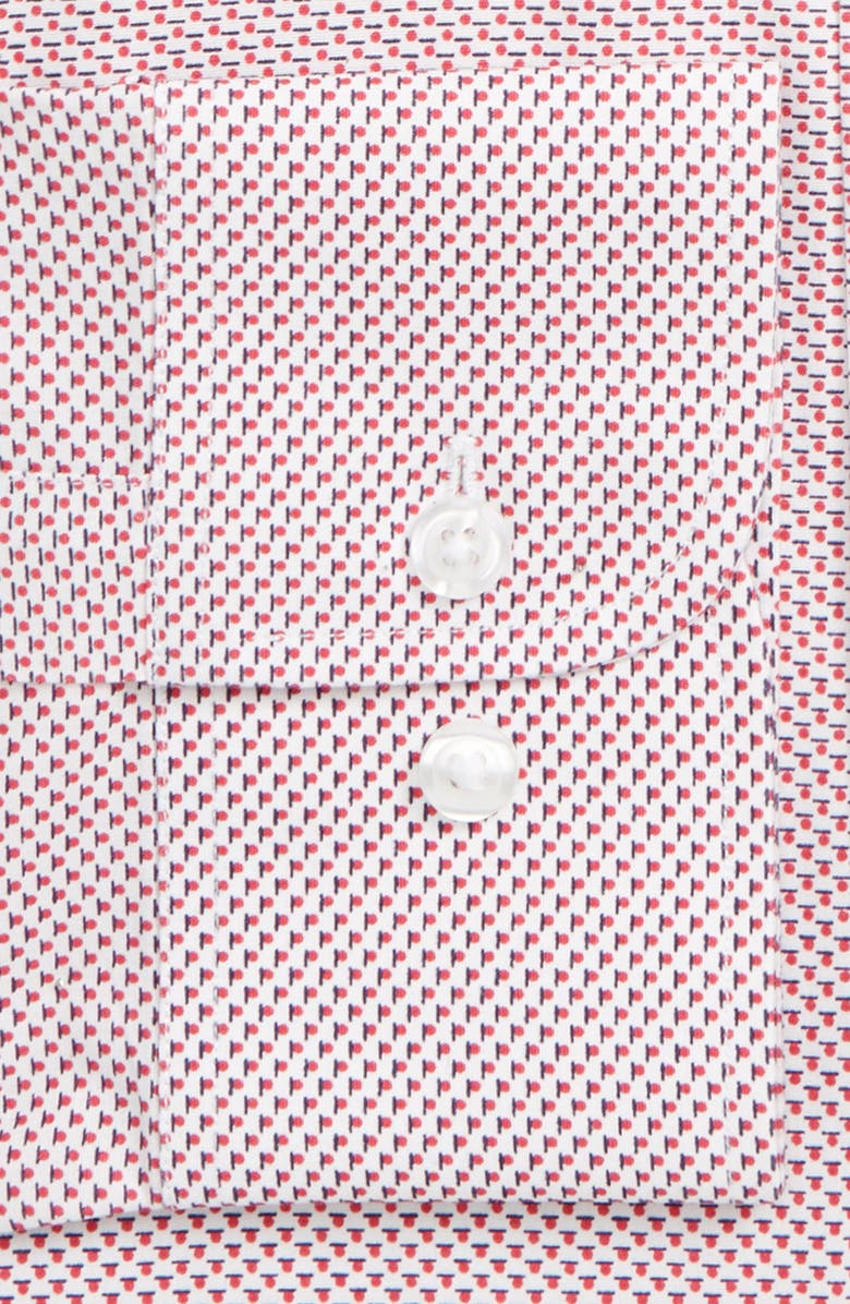 Bonobos Daily Grind Slim Fit Print Dress Shirt, Alternate, color, 