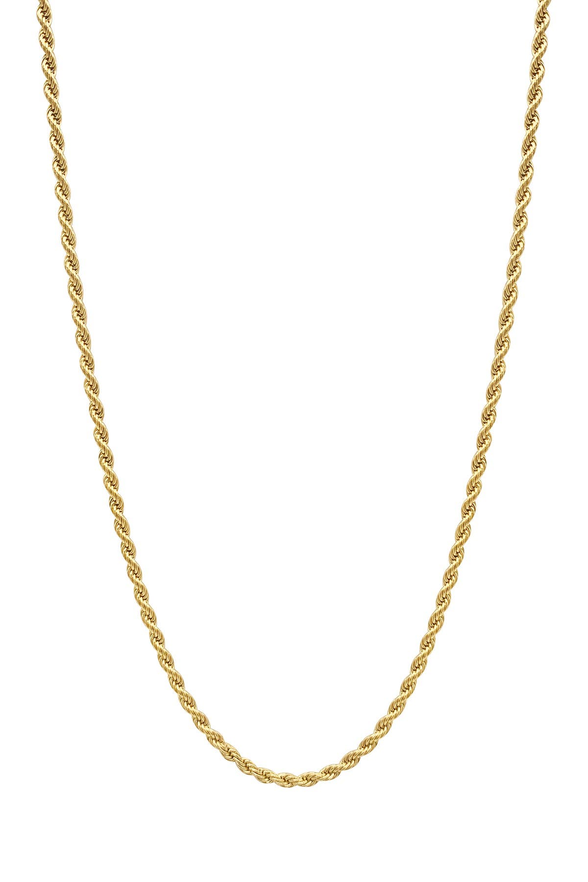 Adornia Men's Water Resistant Rope Chain Necklace