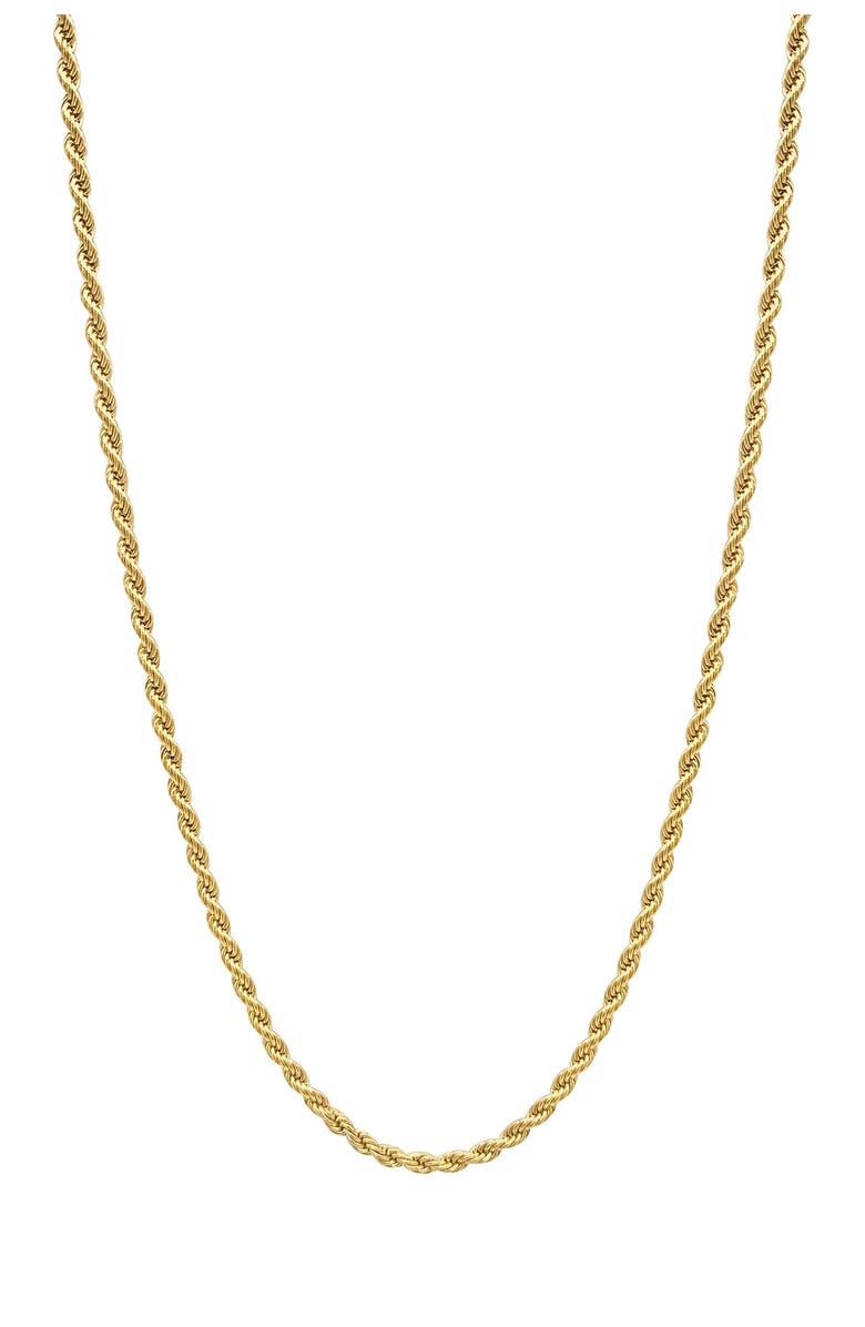 Adornia Men's Water Resistant Rope Chain Necklace, Main, color, 