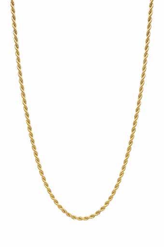 Adornia Men's Water Resistant Rope Chain Necklace