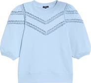 Rails Adrai Lace Trim Sweatshirt