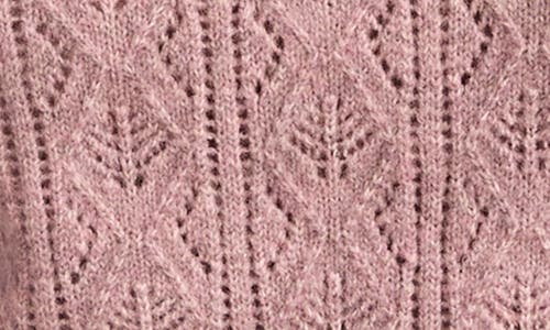 LUCKY BRAND LUCKY BRAND POINTELLE PUFF SLEEVE SWEATER