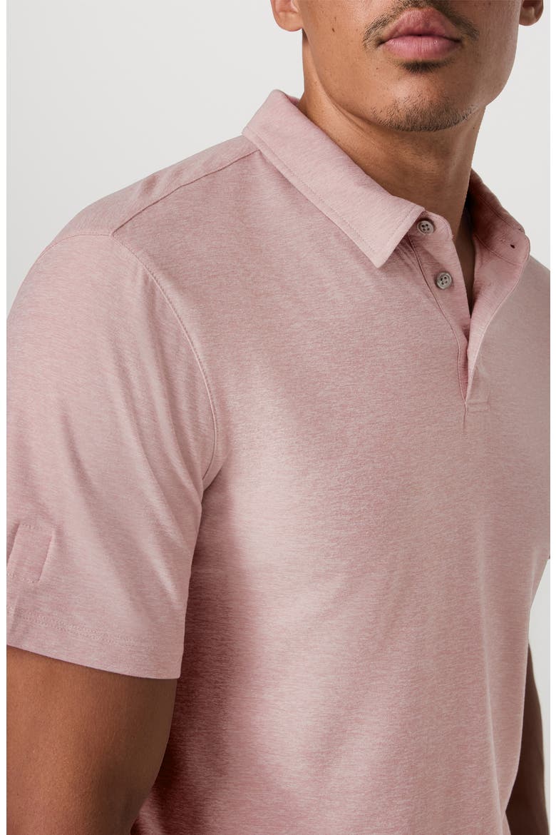 Strato Tech Performance Polo, Alternate, color, FADED ROSE HEATHER