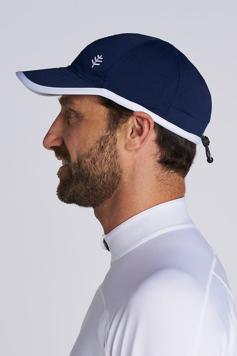 Wave Rider Swim & Sports Cap, UPF 50+ Sun Protection, Alternate, color, Navy