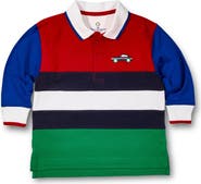 Florence Eiseman Jersey Knit Polo With Race Car