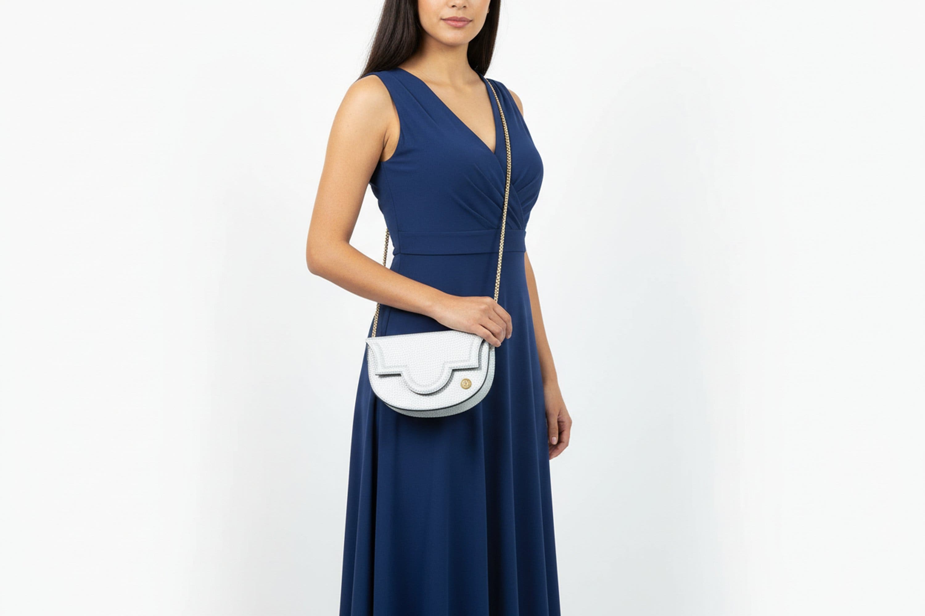 Fifi Bag, Alternate, color, Metallic Silver