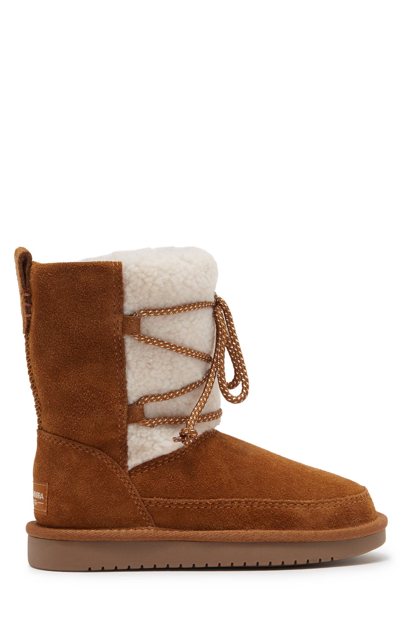 KOOLABURRA BY UGG Michon Faux Fur Detail Boot, Alternate, color, CHESTNUT