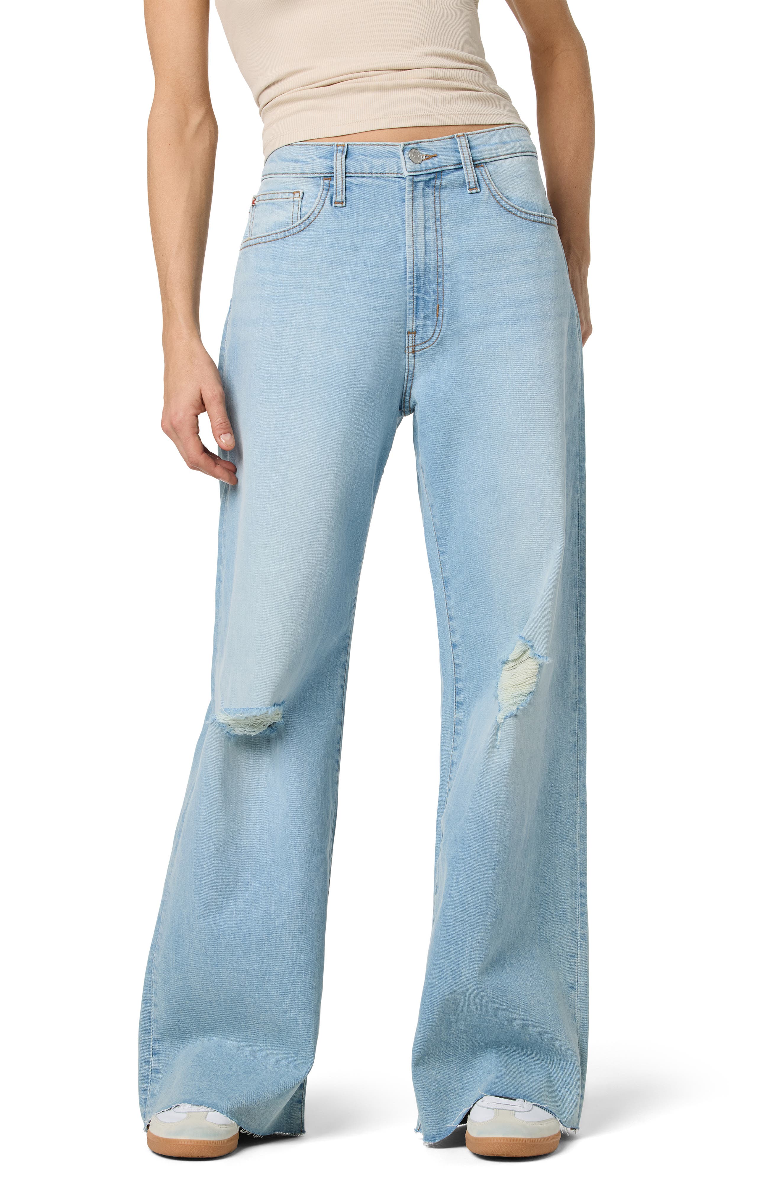 Hudson Jeans Jolene High Waist Wide Leg Jeans