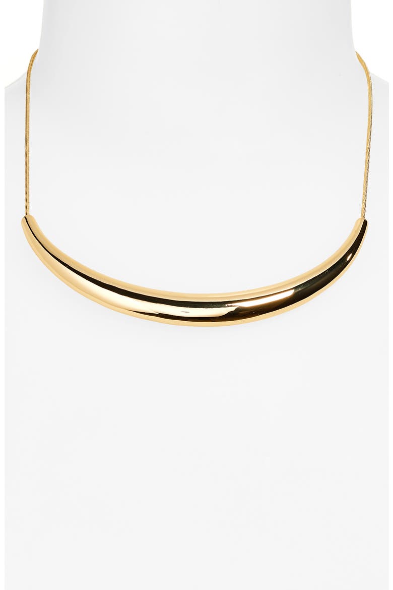 Bar Pendant Necklace, Alternate, color, GOLD