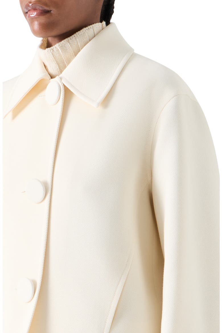 Felted Wool Short Jacket, Alternate, color, WINTER WHITE