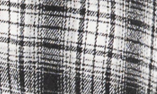 Stan Ray Quilted Plaid Overshirt In Black