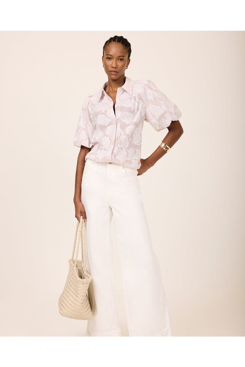 Cotton Jacquard Shirt, Alternate, color, Neutral