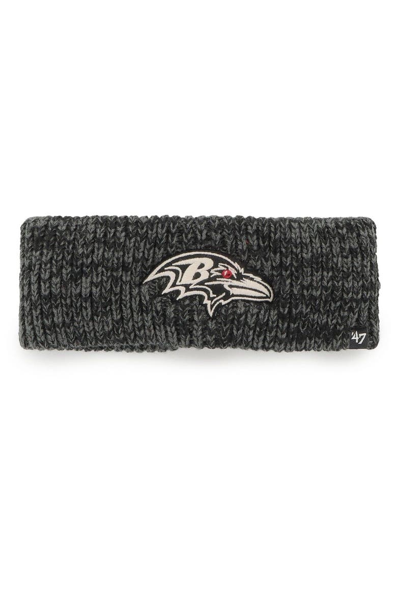 Women's '47 Baltimore Ravens Team Meeko Headband, Main, color, Black