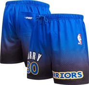 PRO STANDARD Men's Pro Standard Stephen Curry Royal/Black Golden State Warriors Ombre Name & Number Shorts