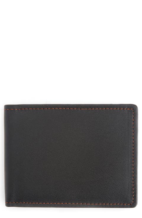 RFID Leather Bifold Wallet