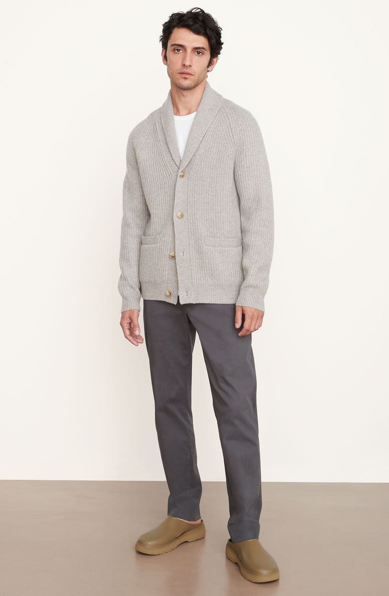Vince Marled Rib Shawl Collar Cardigan, Alternate, color,
