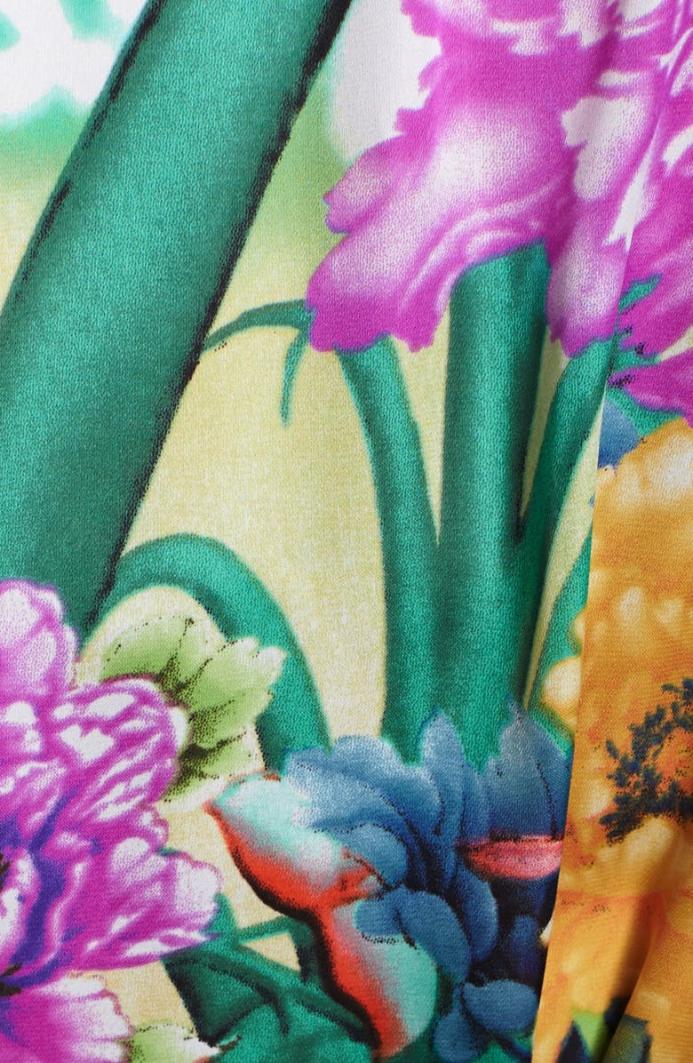 Natori 'Tahiti' Satin Robe, Alternate, color, 