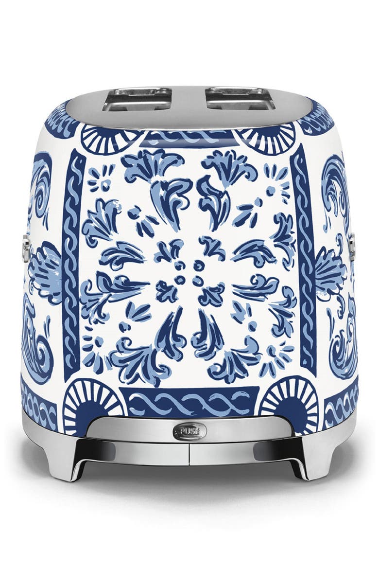 x Dolce & Gabbana Blu Mediterraneo '50s Retro Style Two-Slice Toaster, Alternate, color, BLU MEDITERRANEO