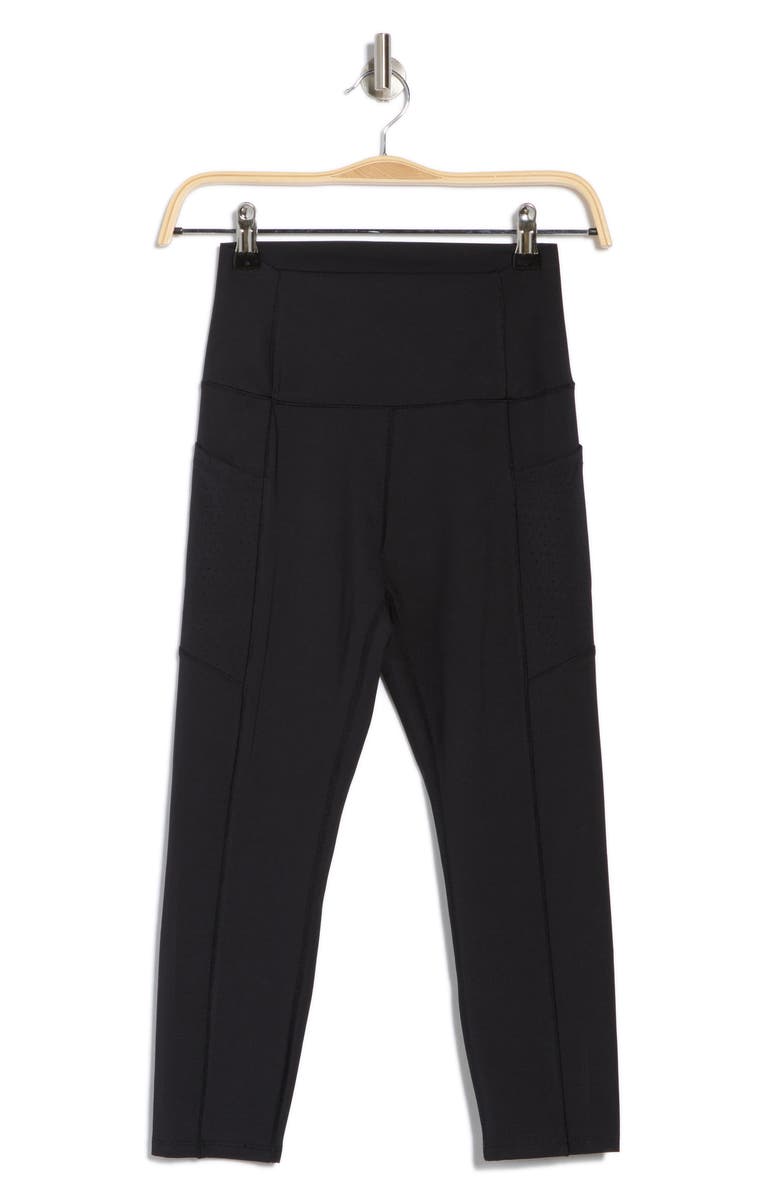 MARIKA Malina Pocket Capri Leggings, Alternate, color, Black