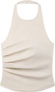 A.L.C. Sylvie Linen Blend Halter Top