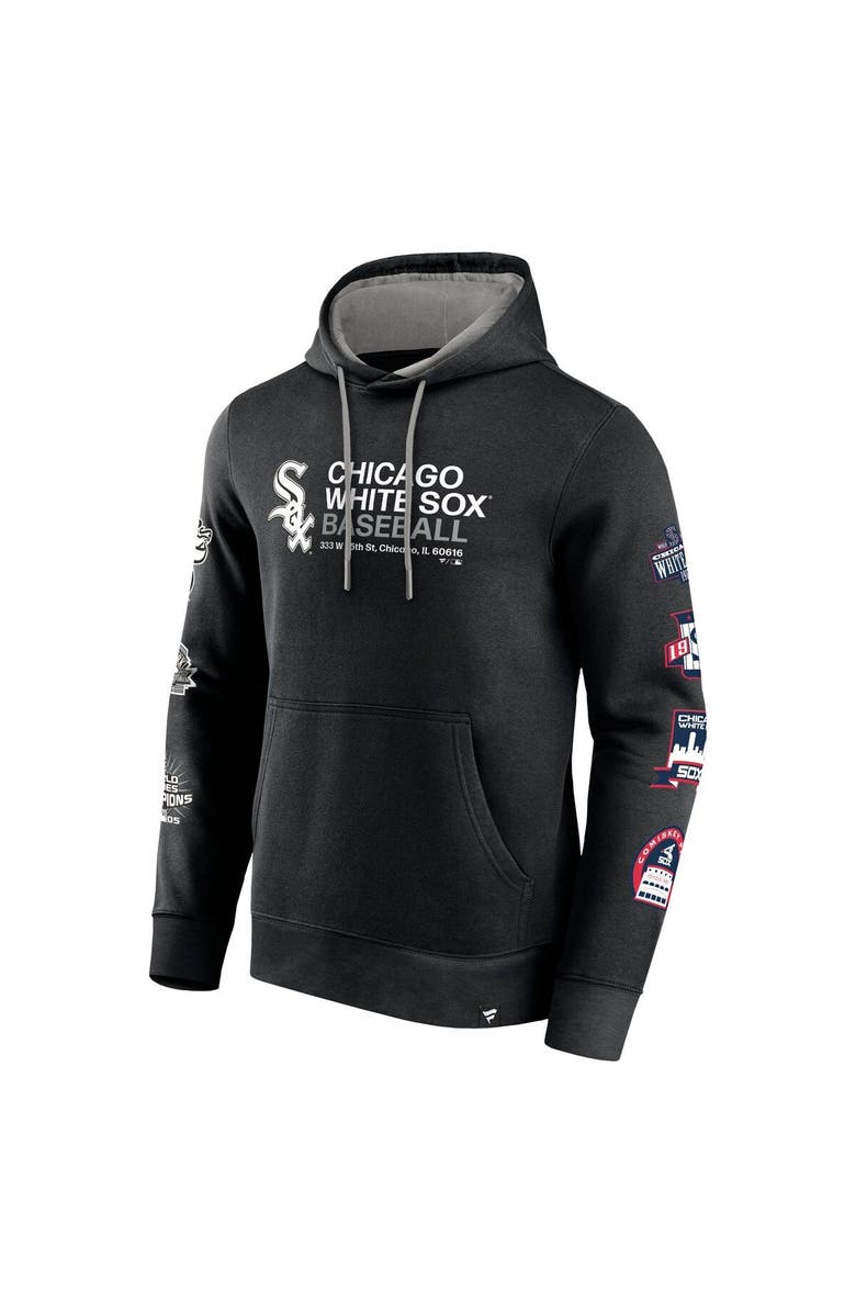 FANATICS Men's Fanatics Branded Black Chicago White Sox Extra Innings Pullover Hoodie, Alternate, color, Black