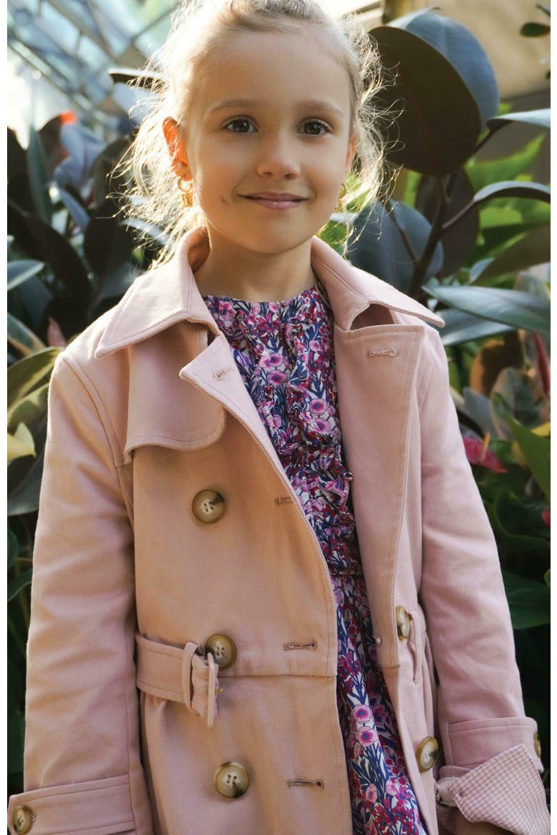 Miss Sunshine Trench Coat, Alternate, color, Blush Pink