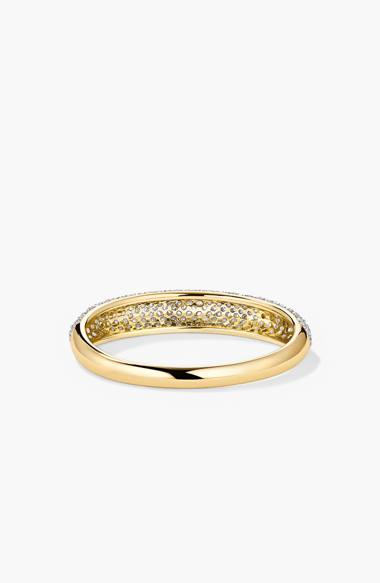 MEJURI Pavé Diamond Thin Dôme Ring, Alternate, color, Gold / Diamond