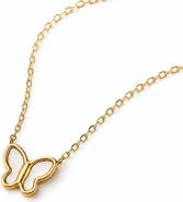 REBL Butterfly Pendant Necklace