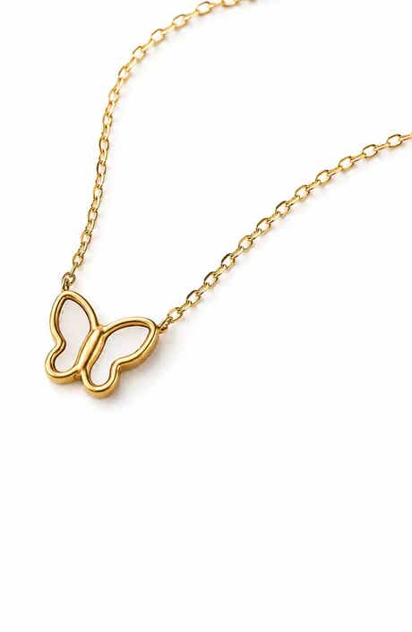 Butterfly Pendant Necklace