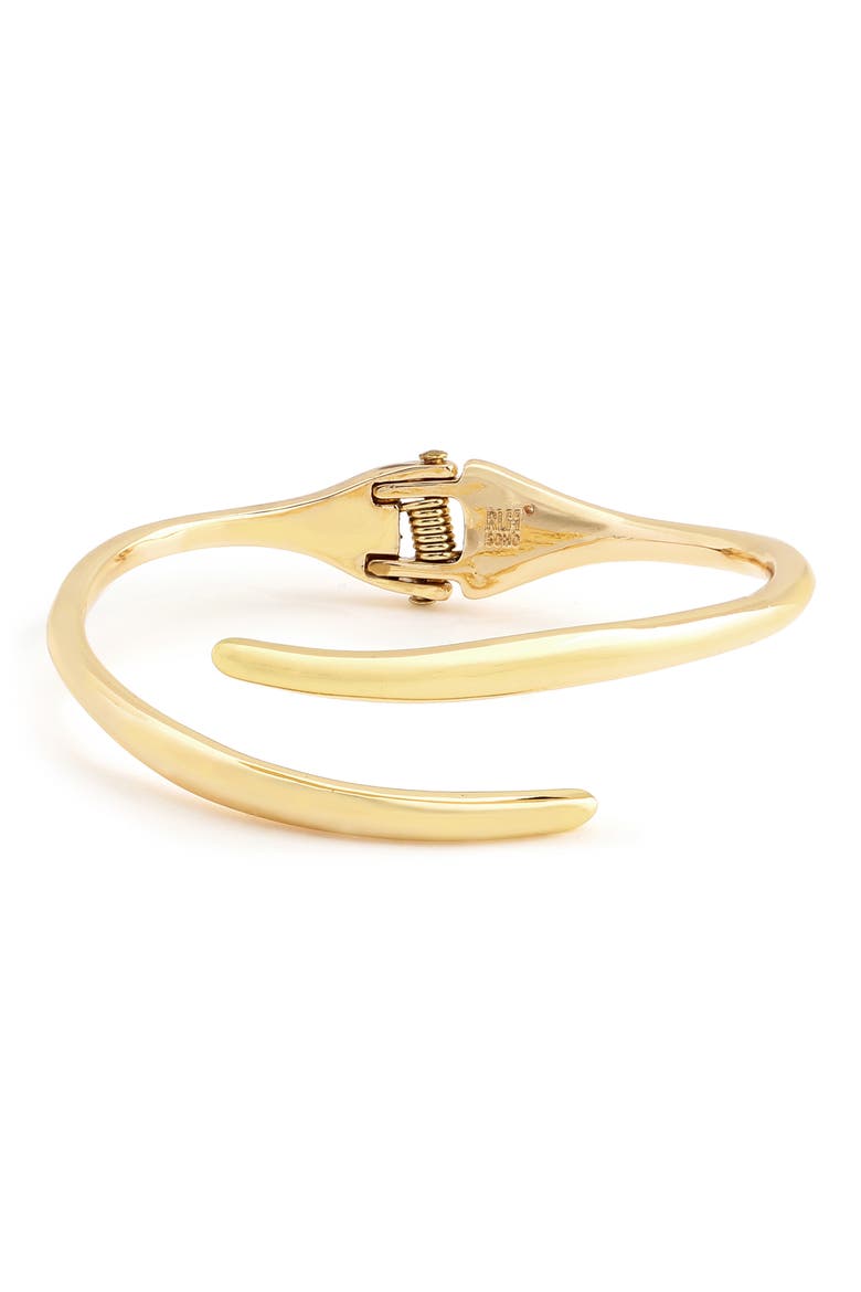 Hinged Bypass Bracelet, Main, color, GOLD