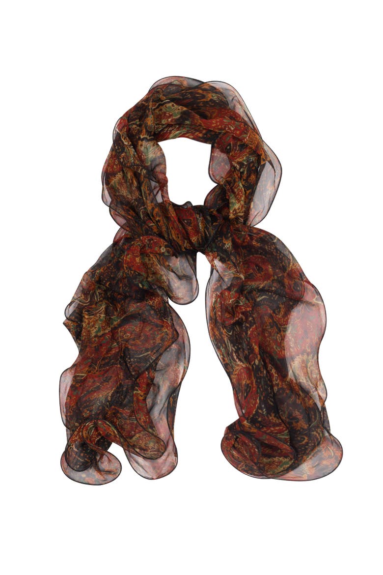 paisley double ruffle, Main, color, navy