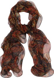 Lauren Ralph Lauren paisley double ruffle