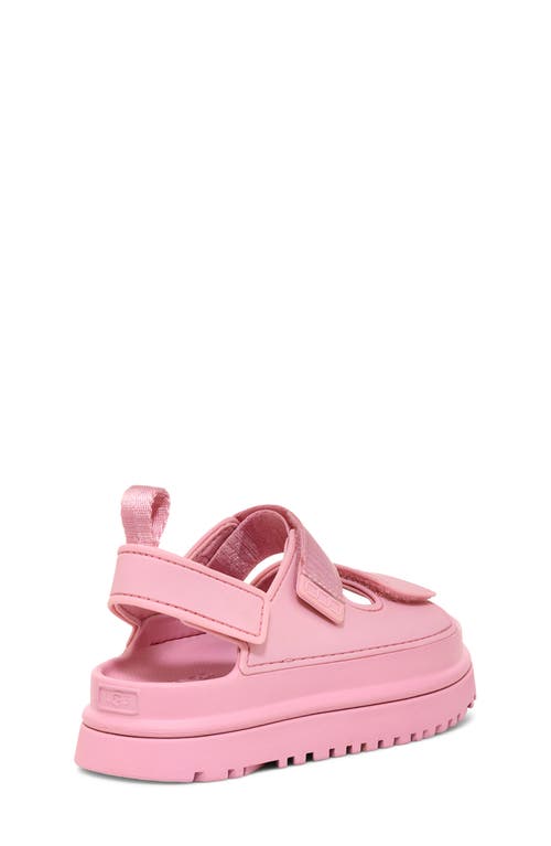 Ugg(r) Kids' Goldenglow Water Friendly Slingback Sandal In Pink Jade