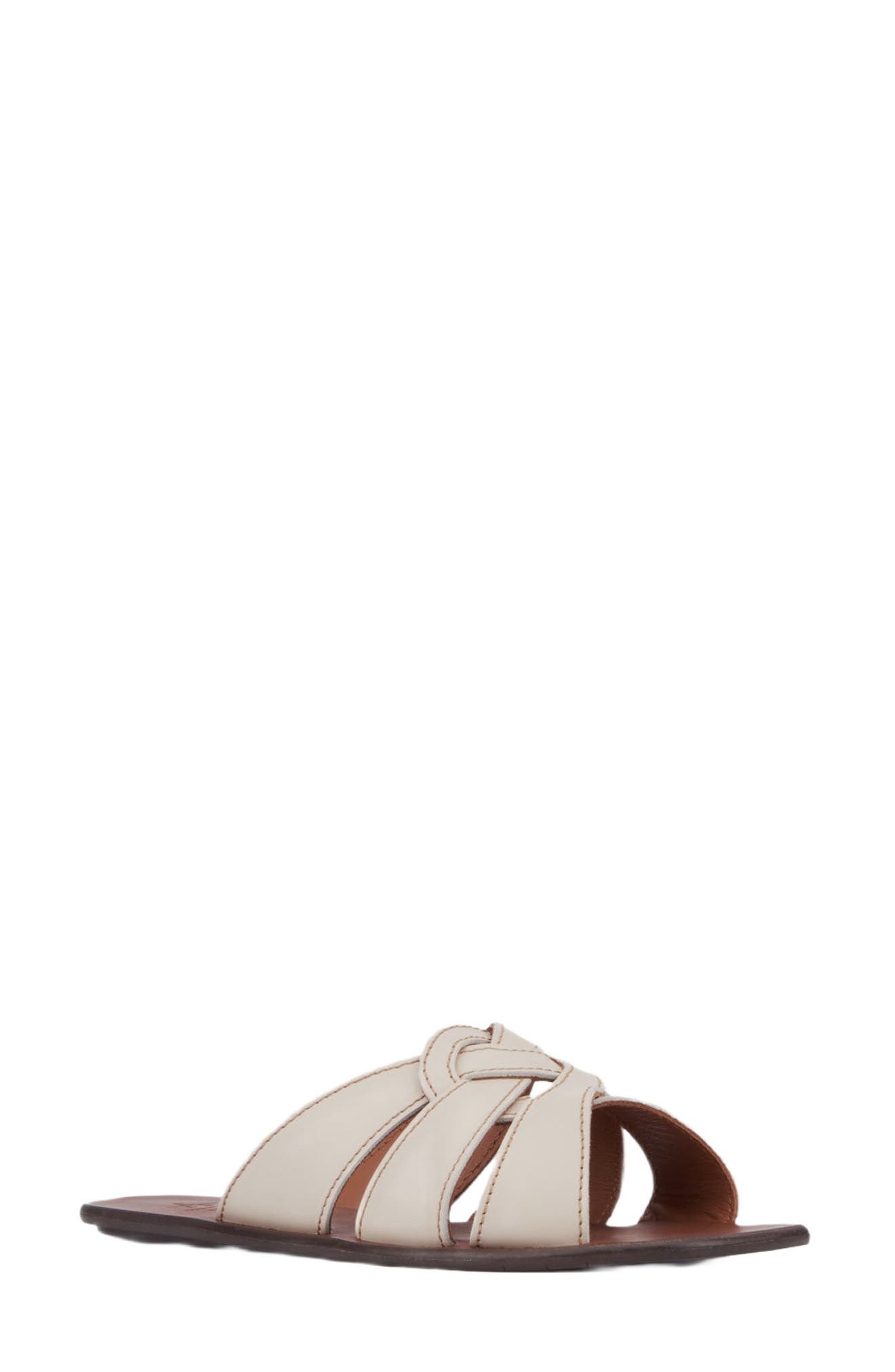 Aquatalia Belissa Slide Sandal, Main, color, Soft Beige