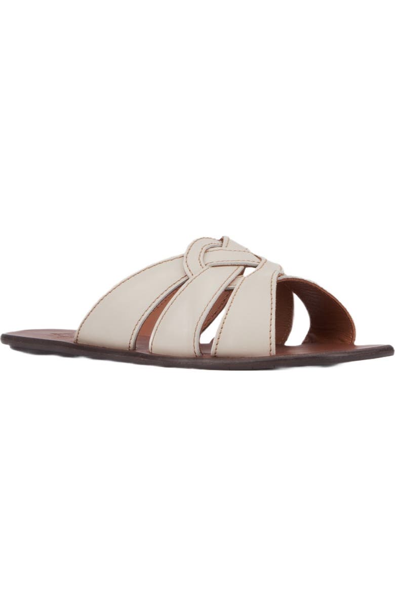Aquatalia Belissa Slide Sandal, Main, color, Soft Beige