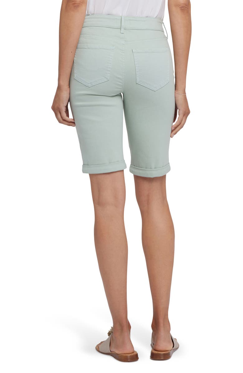 NYDJ Briella Cuffed Bermuda Shorts, Alternate, color, Tomatillo