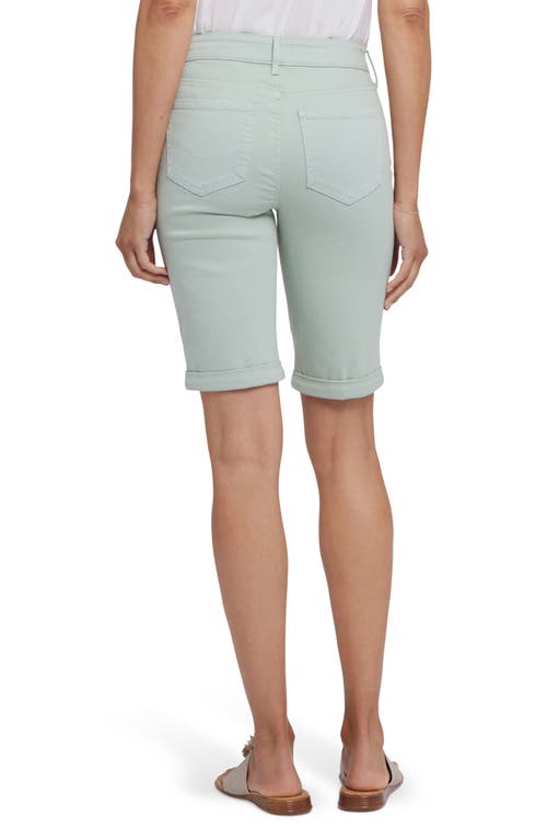 Nydj Briella Roll Cuff Denim Bermuda Shorts In Tomatillo