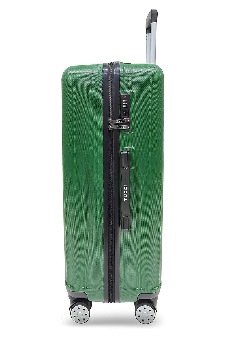 Baratro Hardshell 3-Piece Spinner Luggage Set, Alternate, color, ARMY GREEN
