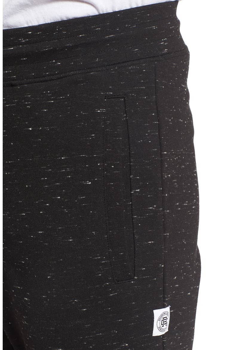 Ponte Neppy Knit Track Pants, Alternate, color, BLACK