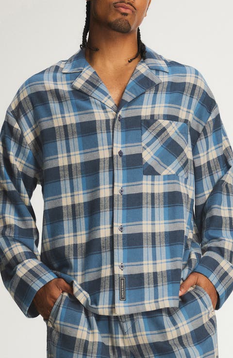 Savage X Flannel Pajama Shirt