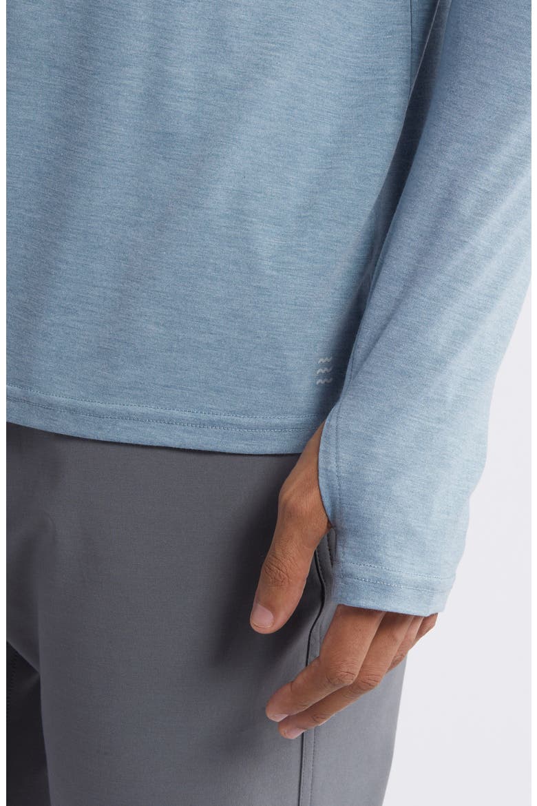 Shade UPF 50+ Hoodie, Alternate, color, HEATHER SLATE BLUE