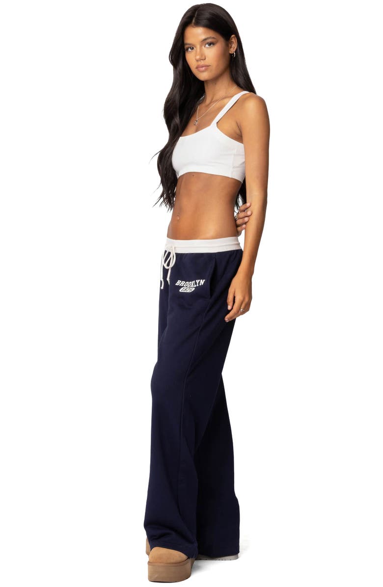 EDIKTED Sariah Rib Crop Top, Alternate, color, White